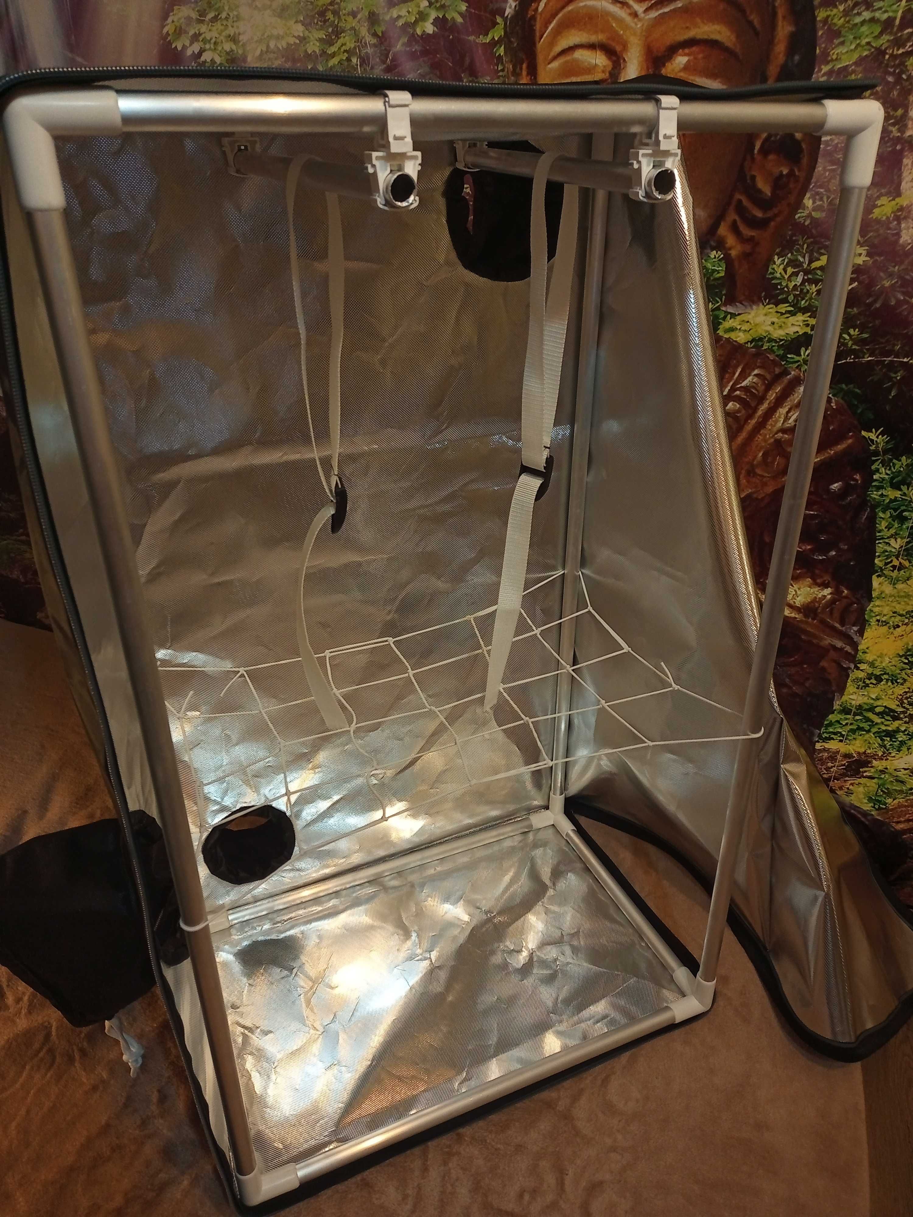 Growbox 60x40x100 mylar tytoń zioła led hps cbd thc szklarnia foliak