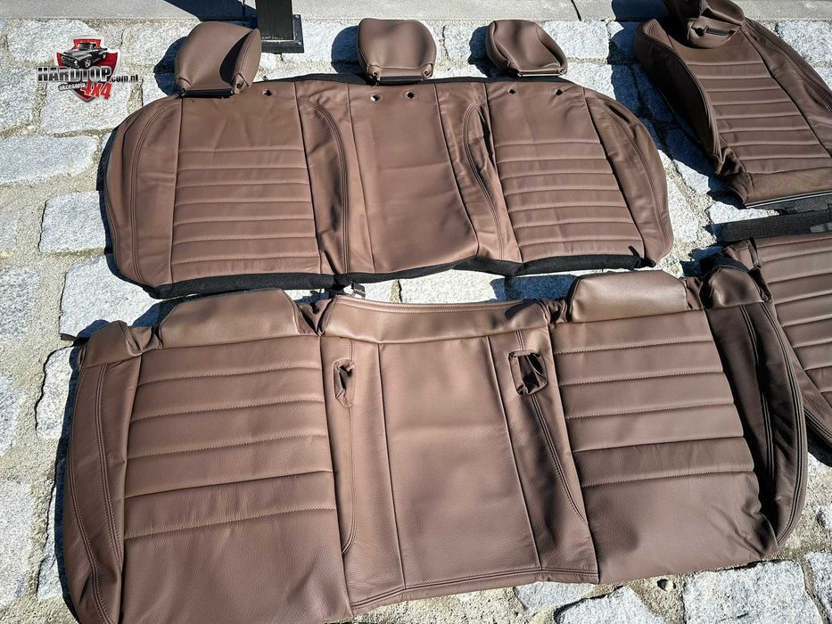 POKROWCE Oryginalne Zestaw Skóra na Fotele Mercedes X