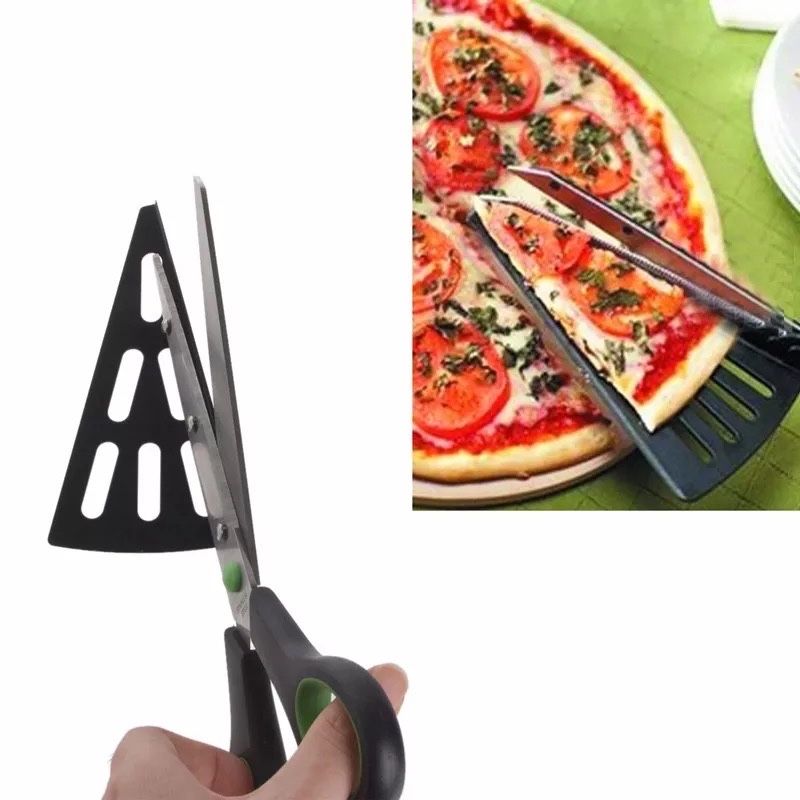 Новинка 2 в 1! Кухонные ножницы для пиццы
