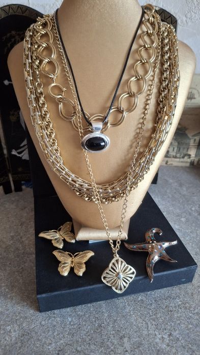 Вінтажна біжутерія, брошки