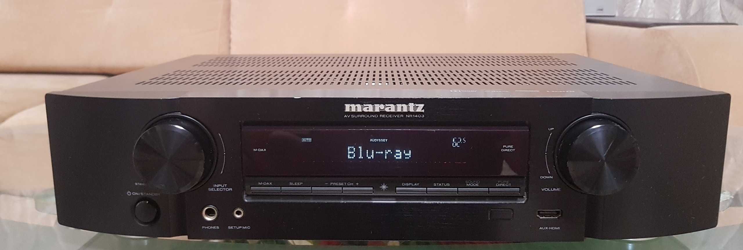 AV ресивер 5.1 Marantz NR 1403 HDMI,Optical made in China