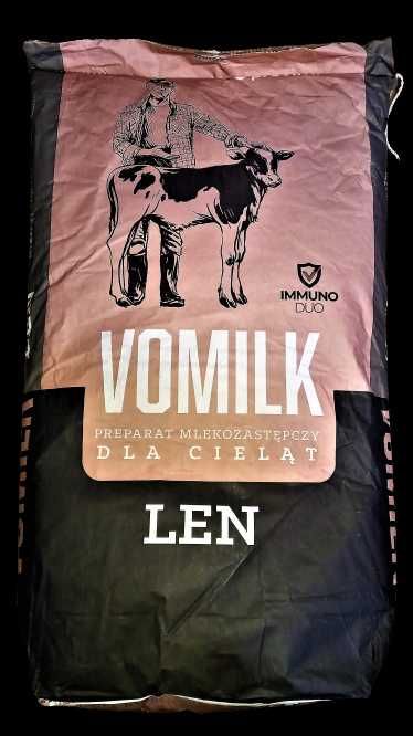 Mleko,preparat mlekozastępczy dla cieląt - VOMILK LEN - PROVIMI, 20kg.