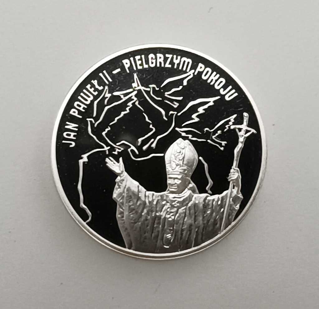 Srebrny medal Jan Paweł II - Pielgrzym Pokoju 1920 - 1978