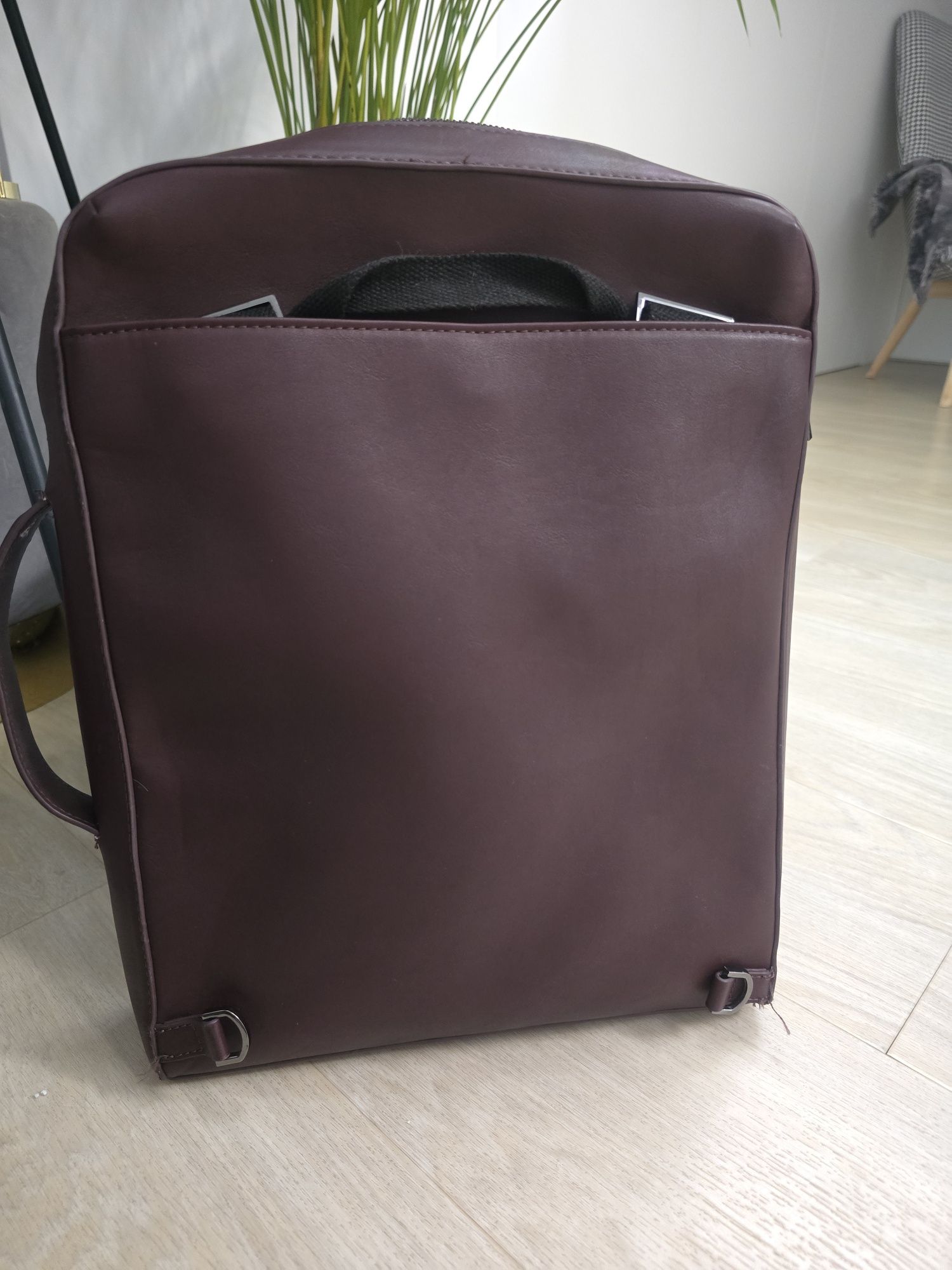 Męska torba plecak na laptopa elegancka  Zara Man