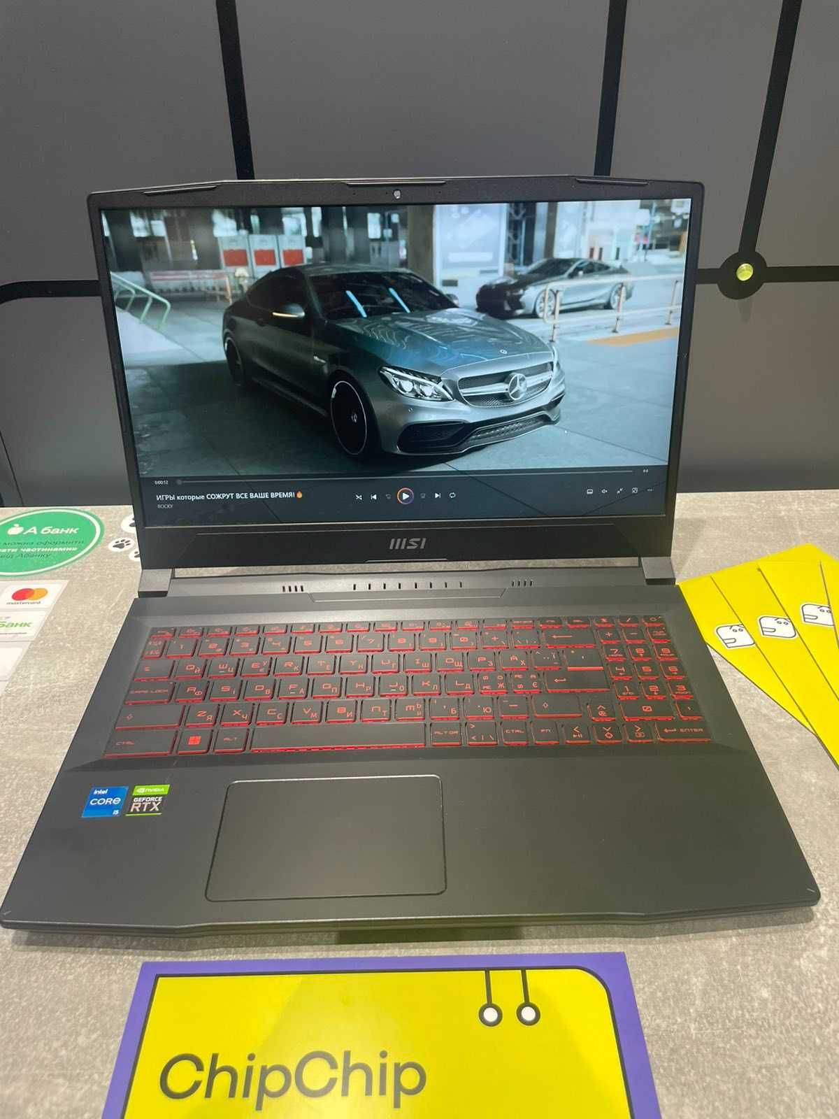 Игровой ноутбук MSI GF66 Katana∎i5-11400H∎RTX 3060∎DDR4–16GB∎SSD-512GB
