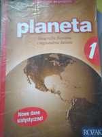 Podręcznik, niezbędnik,atlas do geografii "planeta" gim. kl. 1