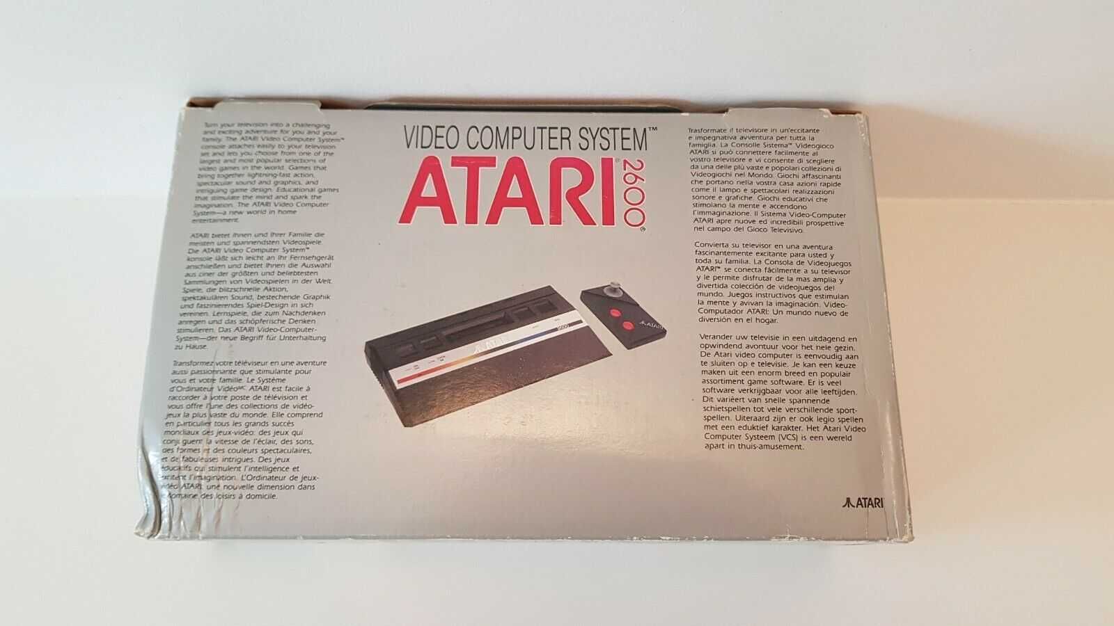 Consola Nova Atari 2600 Completa na Caixa com 34 Jogos