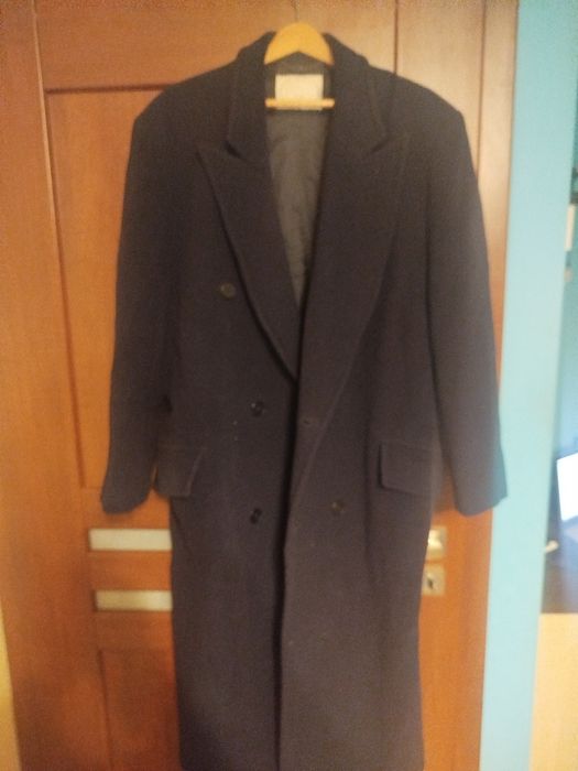 Elegancki długi płaszcz męski