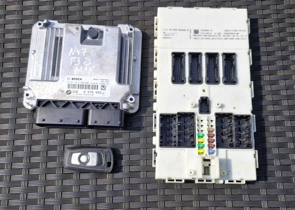 Komputer sterownik silnika zestaw BMW F30 F31 2.0d N47