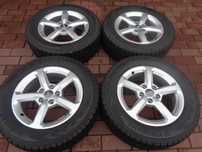 Alufelgi 16 Audi Q2 z oponami zimowymi 215/60/16 2023r 8mm ORG BDB