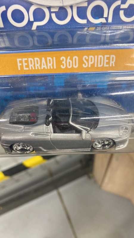 Hot wheels 1:43 dropstars Ferrari 360 spider grey/szary