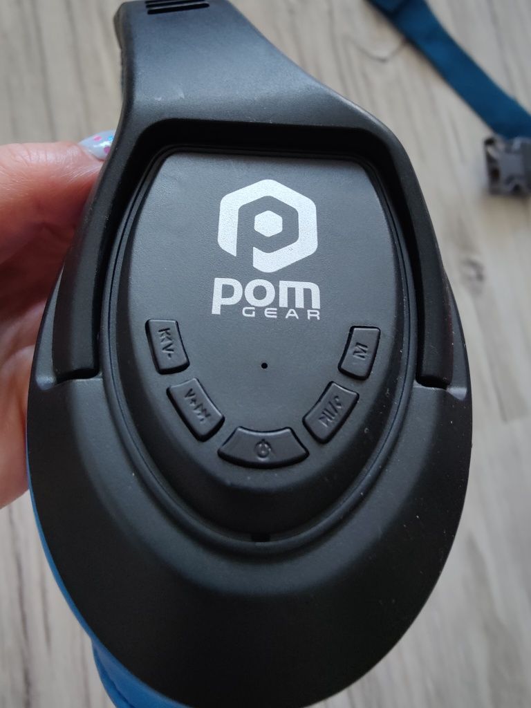 Słuchawki Peace of mind Pom Gear niebiesko czarne