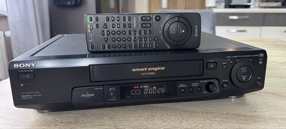 SONY SLV-SE80 #Magnetowid VHS #6 HD #Hi-Fi Stereo #Smart Engine #RR#Pi