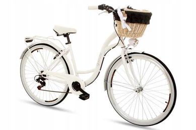 Nowy rower (MIEJSKI/DAMSKI) Goetze Mood 6/7 biegów biały