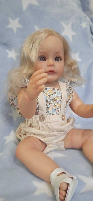 Силиконовая Кукла Реборн Рокси 55 см Девочка