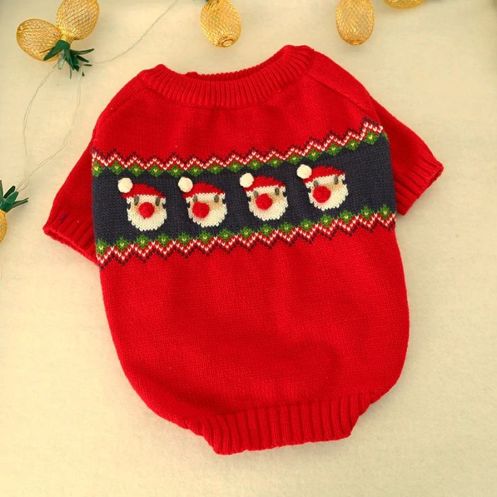 sweterek świąteczny dla pieska ubranko buldog mops S M L