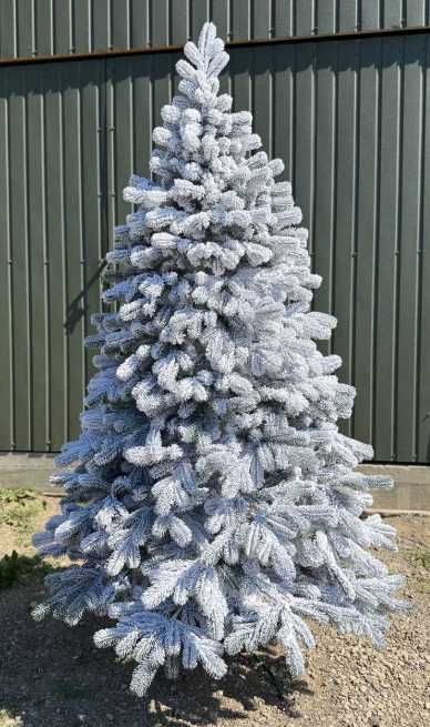 Ялинка Елітна засніжена лита гілка 1,8м елка зеленая