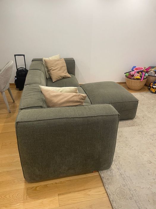 Vendo sofá com chaise longue em muito bom estado