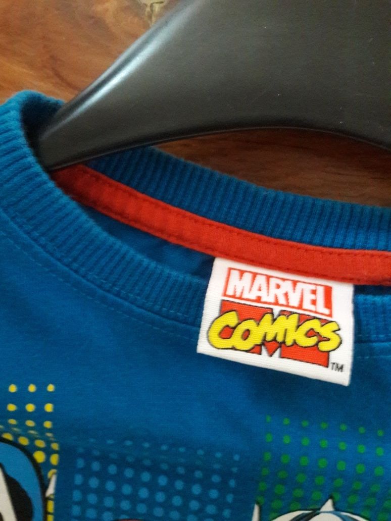 Marvel Comics Spider t - shirt blue jak nowy r 2- 3l i 98