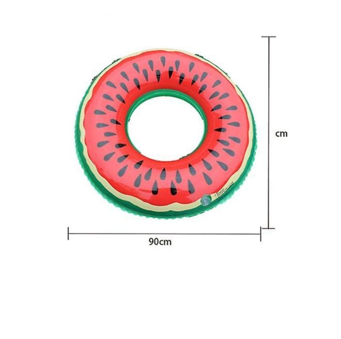 Bóia Insuflável Donut Melancia Anel Praia Verão