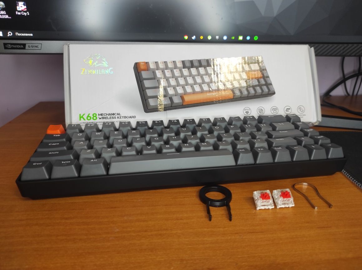 клавіатура ziyoulang k68