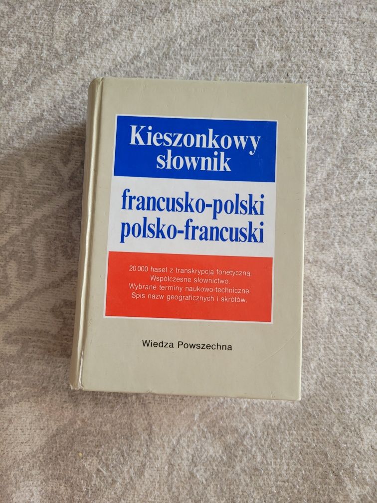 Słownik do nauki języka francuskiego  pl-franc franc-polski slownik