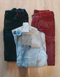 Zestaw spodnie + koszula 134 Reserved H&M