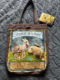 Unikatowa torba go vegan - hand made