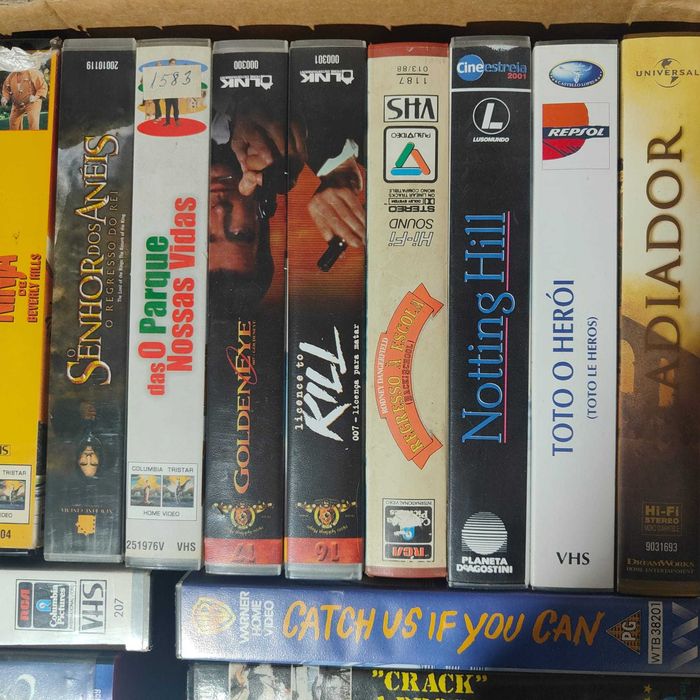 Lote Vhs 11 - Ver lista Abaixo - PROMOÇÂO 1 €