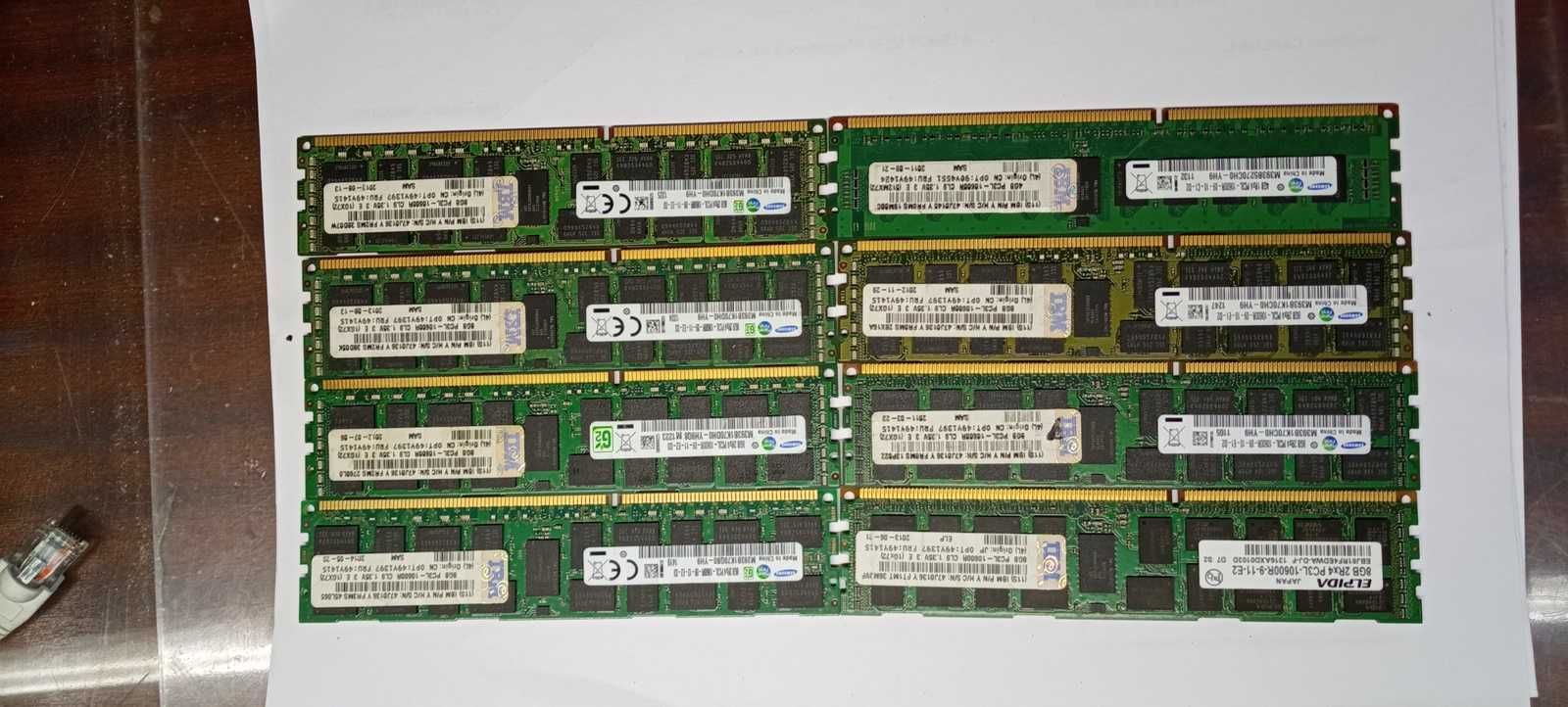 Memórias PC3L-10600R 8GB 1333MHz