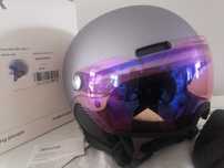 Kask narciarski Uvex Hlmt 500 Visor V Vario Strato Mat S 52-55cm