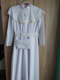 Alba komunijna dla dziewczynki 152-158 plus sukienka na przebranie