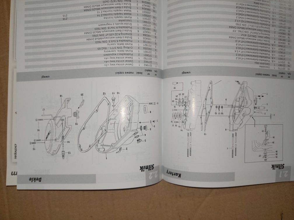 Sprzedam nowy katalog czesci instrukcja obsługi simson sr50 skuter pl