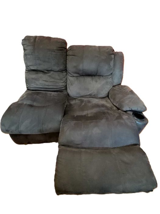 Sofá modular castanho 6 lugares