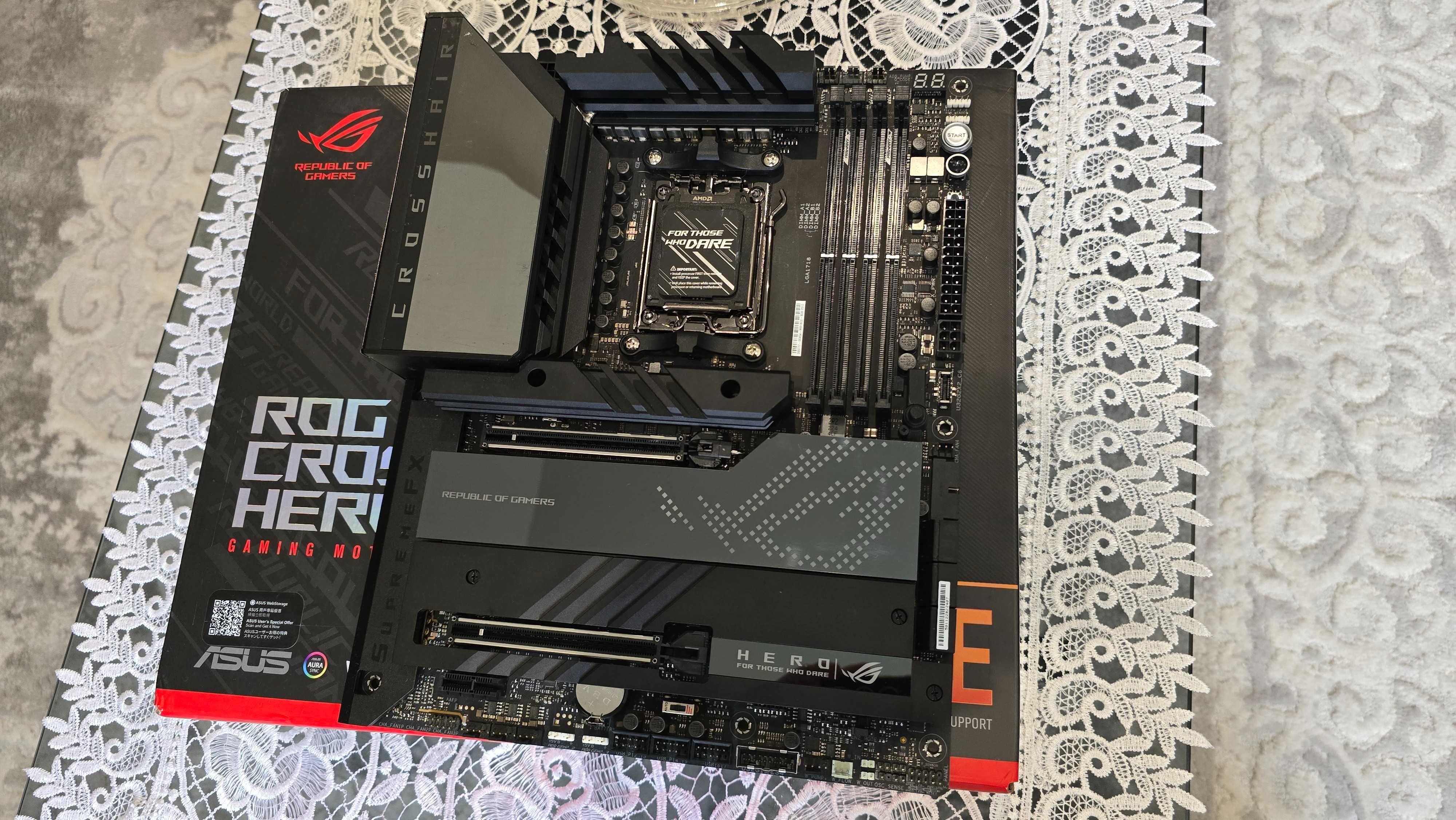 Płyta główna Asus ROG CROSSHAIR X670E HERO | AM5, PCIe 5.0, DDR5