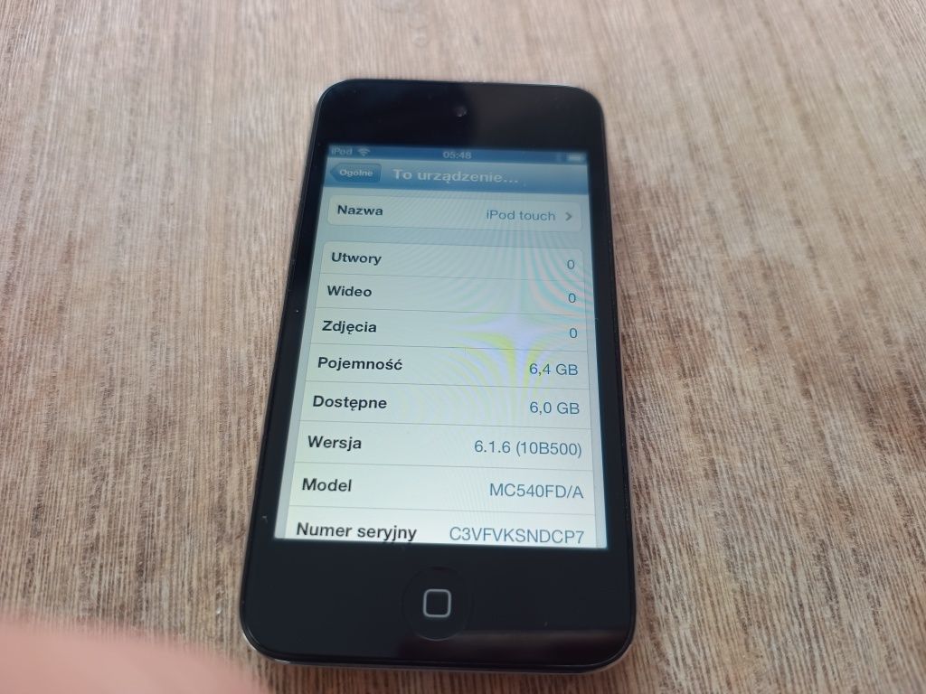 Apple IPOD touch 4gen A1367 8GB sprawny