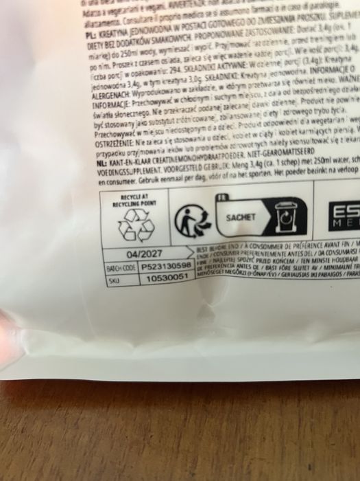 Creatina 1Kg MyProtein