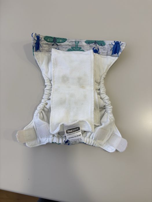Fralda reutilizável Thirsties recém nascido