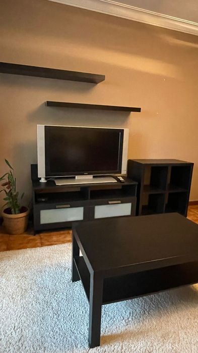 Mesa de centro preta LACK