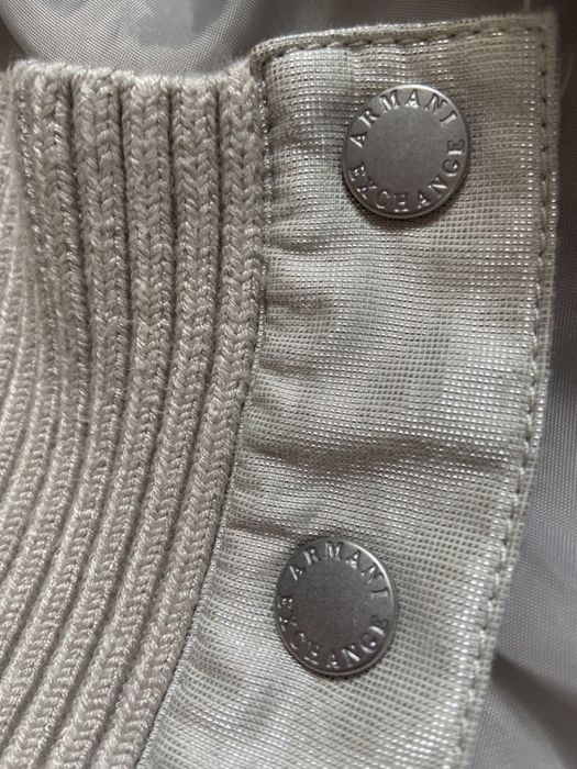 Kurtka Armani Exchange perłowa S