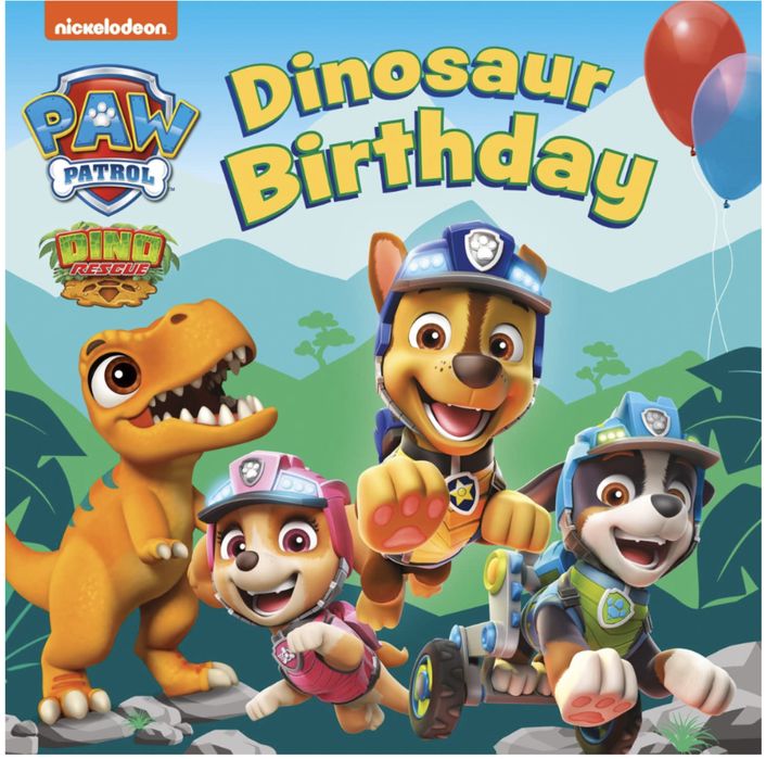 paw patrol dinosaur birthday книга англійською