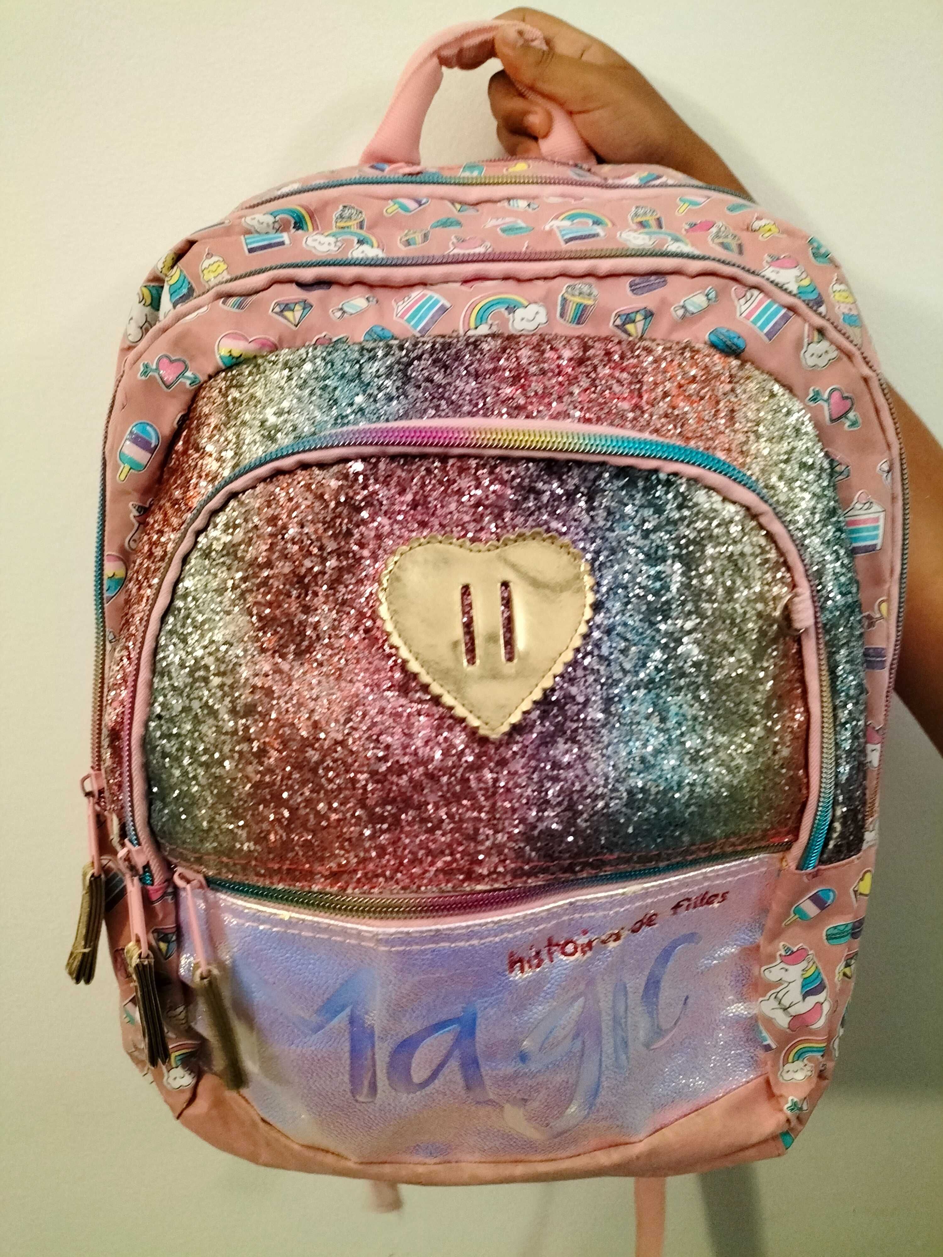 Mochila para a escola