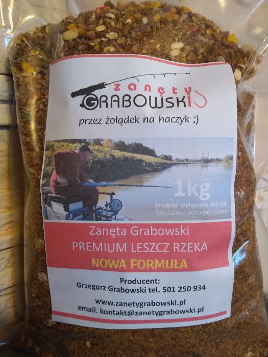 Zanęta Grabowski zawodnicza premium leszcz rzeka nowa formuła 1 kg