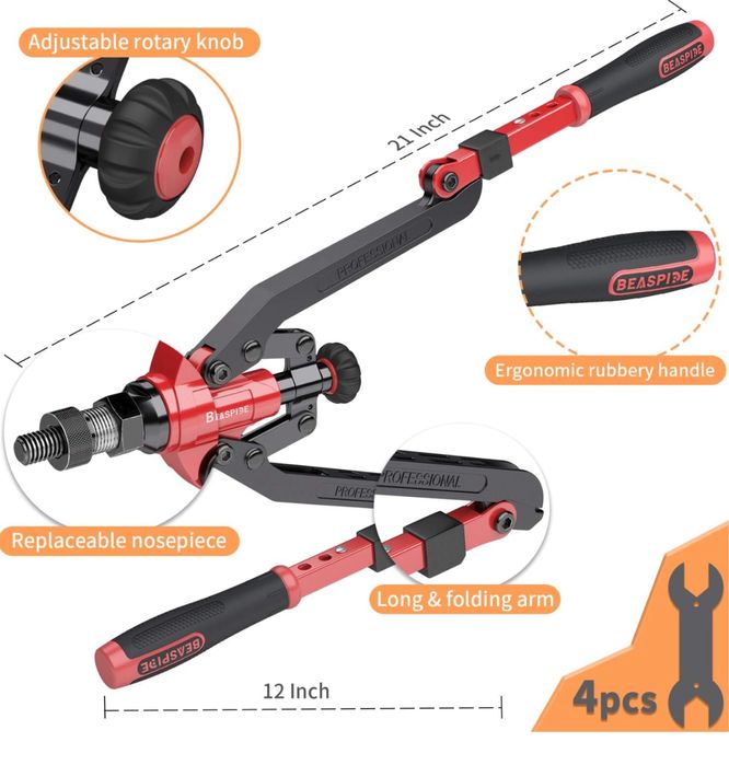 Szczypce Do Nitów i Nitów Zrywalnych Profesjonalna Maszyna Do Nitów