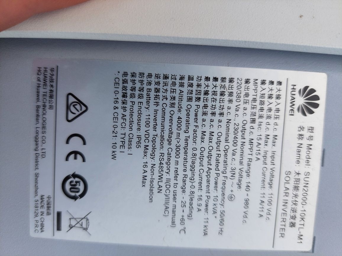 Falownik Huawei 10kV