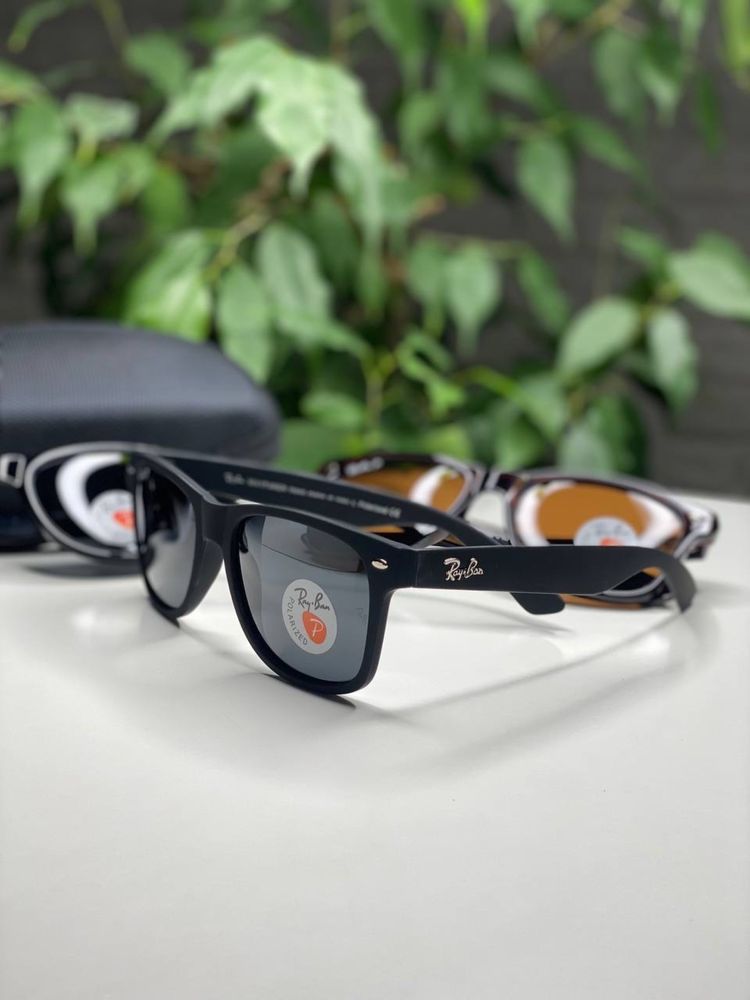 Популярные очки Ray Ban WAYFARER Рей бен Солнцезащитные POLARIZED