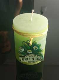 Świeczka ozdobna green tea