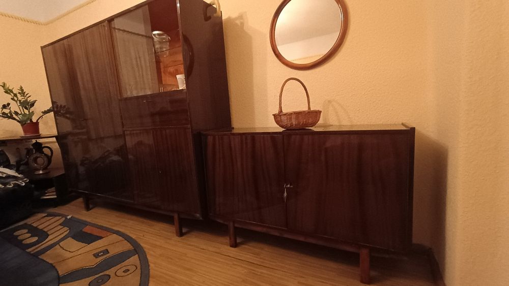 Witryna, szafa i komoda lata 70- te