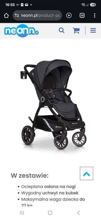 Wózek spacerówka Euro cart Corso