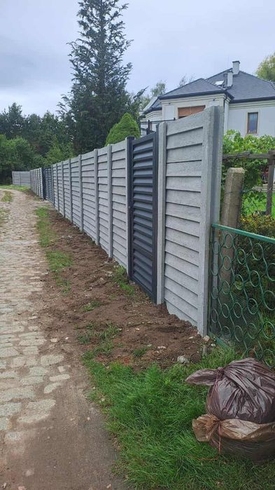 Ogrodzenia betonowe Producent Montaż Nowe wzory